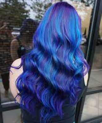 Electric Blue Mermaid Waves