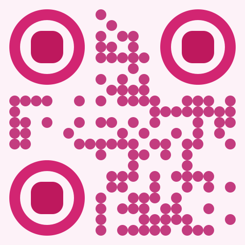 Blossom QR code style