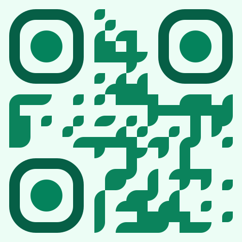 Minty QR code style
