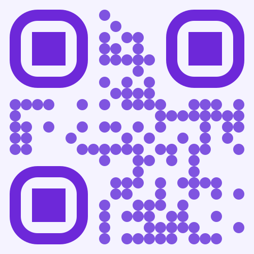Violet QR code style